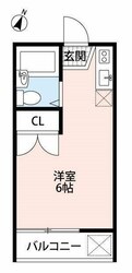 コーポ・ツルミの物件間取画像